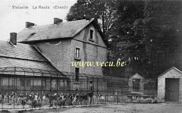 ancienne carte postale de Vielsalm La Meute (Chenil)