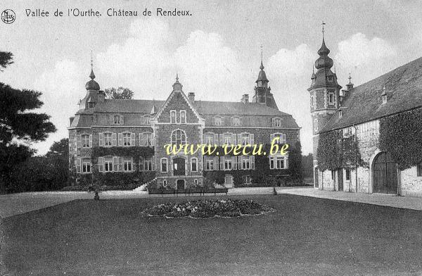 ancienne carte postale de Rendeux Château de Rendeux