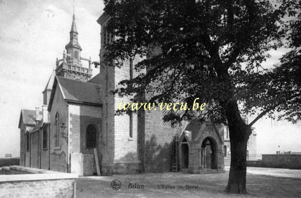 ancienne carte postale de Arlon L' Eglise St Donat