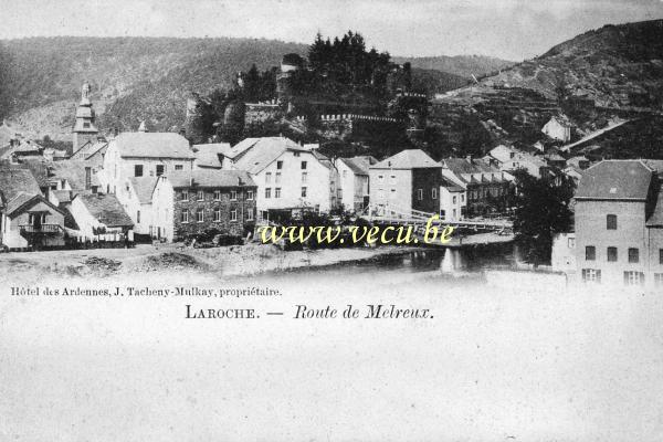 postkaart van Laroche Route de Melreux