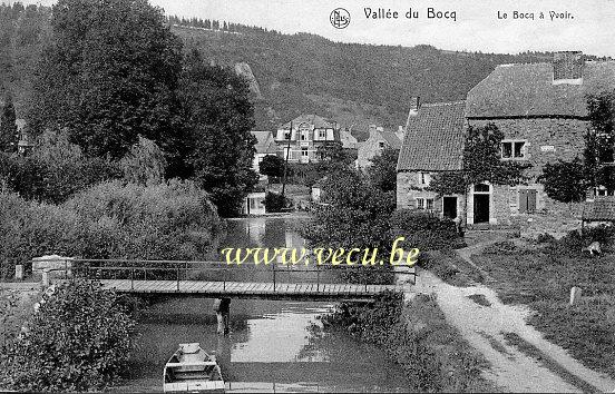ancienne carte postale de Yvoir Vallée du Bocq