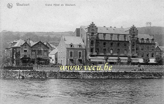 ancienne carte postale de Waulsort Grand Hôtel de Waulsort