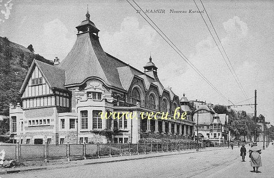 ancienne carte postale de Namur Nouveau Kursaal