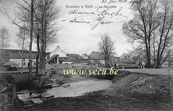 ancienne carte postale de Ermeton-sur-Biert La Molignée