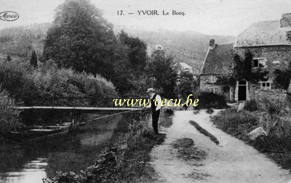 ancienne carte postale de Yvoir Le Bocq