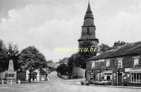 ancienne carte postale de Alle-sur-Semois Grand'Place