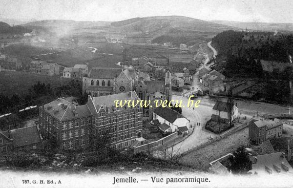 ancienne carte postale de Jemelle Vue panoramique