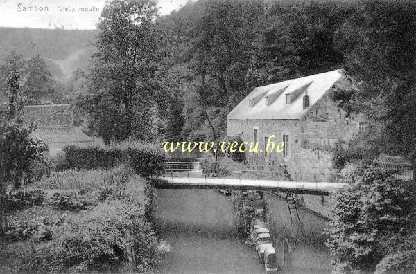 ancienne carte postale de Samson Vieux moulin