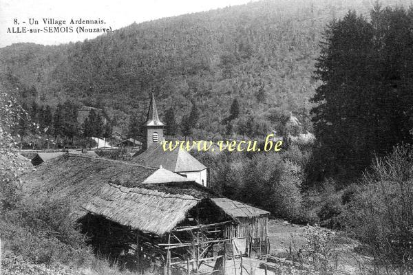 ancienne carte postale de Alle-sur-Semois Un village ardennais - Alle-sue-Semois (Mouzaive)