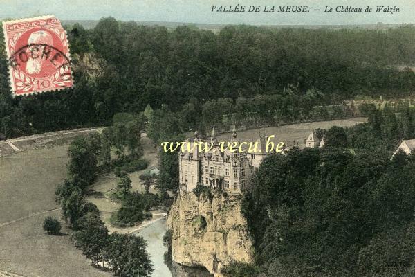 ancienne carte postale de Walzin Le Château de Walzin
