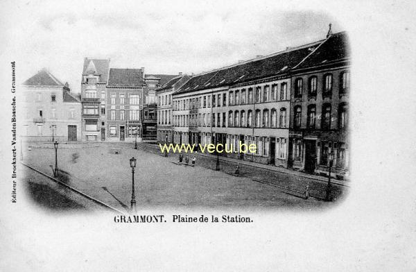 ancienne carte postale de Grammont Plaine de la Station