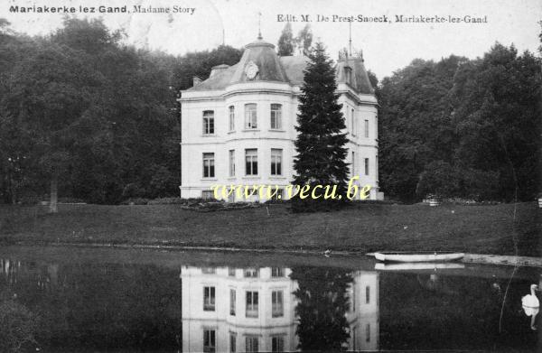 ancienne carte postale de Mariakerke-lez-Gand Madame Story