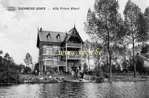 ancienne carte postale de Overmere Overmeire - Donck - Villa Prince Albert