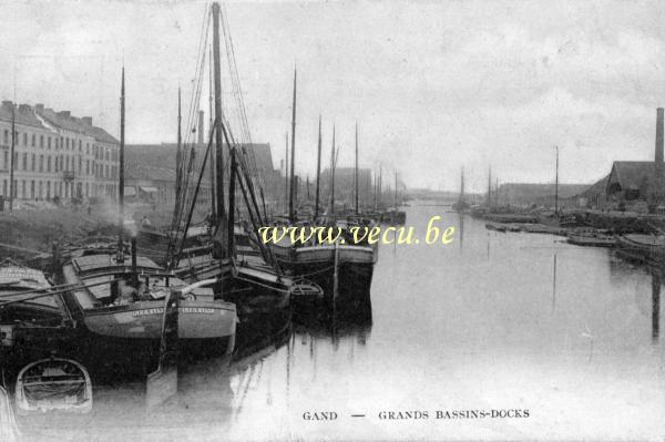 postkaart van Gent Grands Bassins - Docks