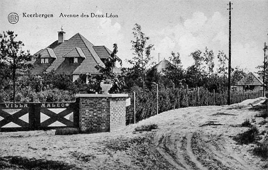 ancienne carte postale de Keerbergen Avenue des Deux-Léon