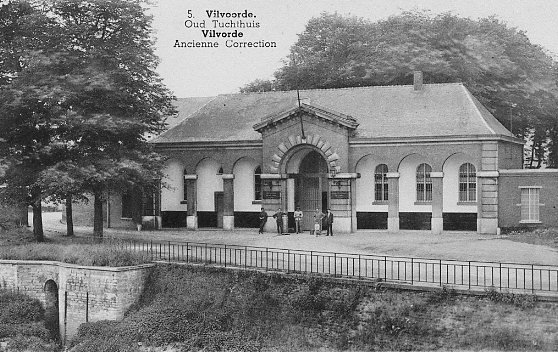 postkaart van Vilvoorde Oud Tuchthuis