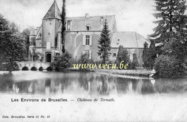 ancienne carte postale de Ternat Château de Ternath