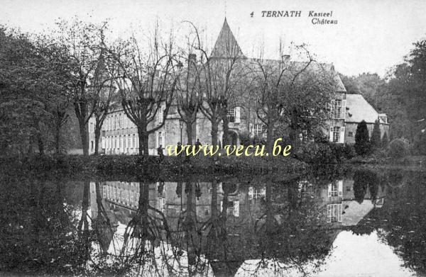 ancienne carte postale de Ternat Château