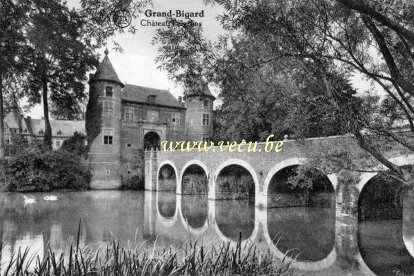 ancienne carte postale de Grand-Bigard Château Pelgrims