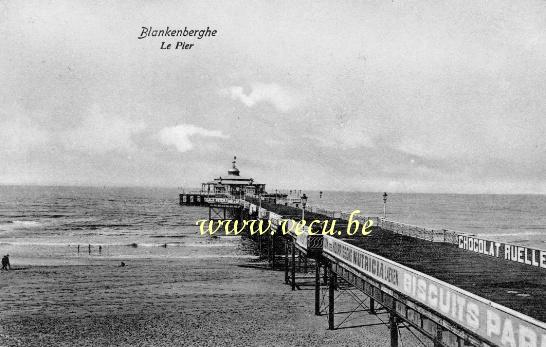 ancienne carte postale de Blankenberge Le Pier