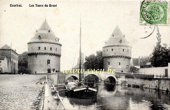 postkaart van Kortrijk Les Tours du Broel
