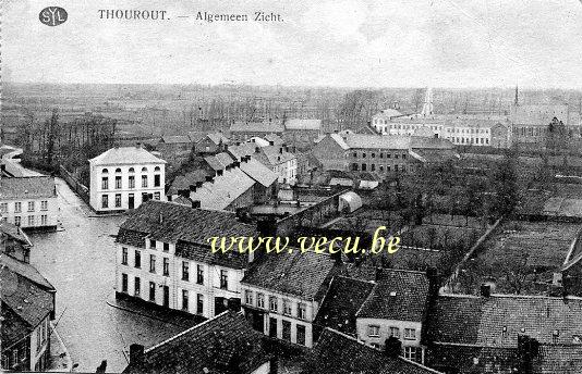 ancienne carte postale de Torhout Thourhout - Algemeen Zicht
