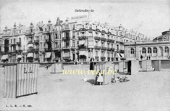 ancienne carte postale de Ostende Ostende
