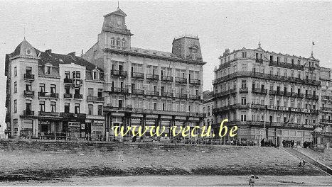 ancienne carte postale de Heyst Les Grands Hôtels