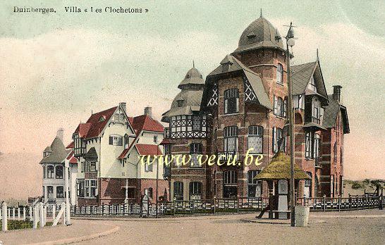 ancienne carte postale de Duinbergen Villa 
