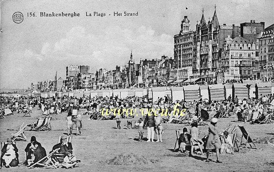 postkaart van Blankenberge Het Strand