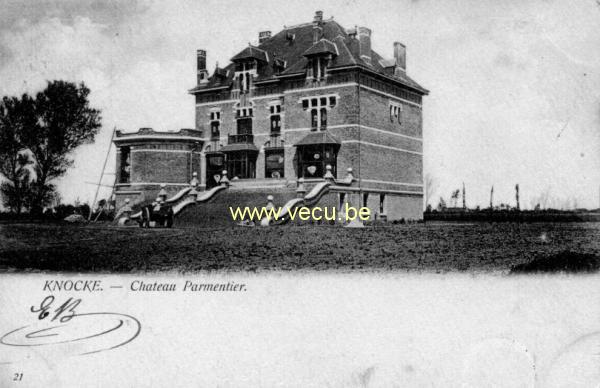 postkaart van Knokke Château Parmentier