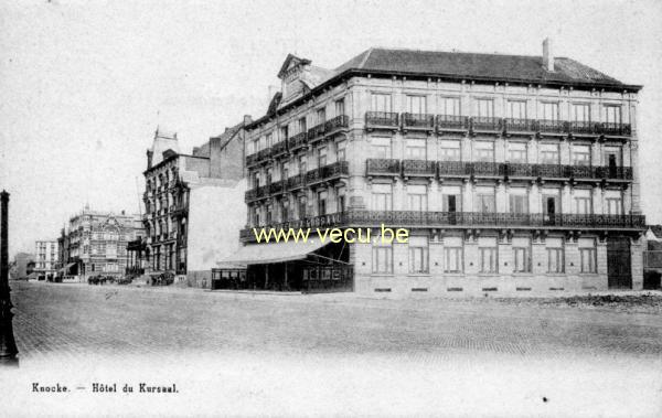 ancienne carte postale de Knokke Hôtel du Kursaal