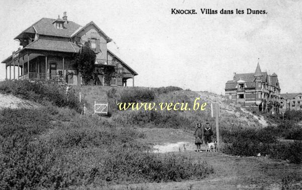 postkaart van Knokke Villas dans les dunes