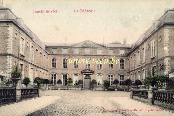 ancienne carte postale de Ingelmunster Le Château