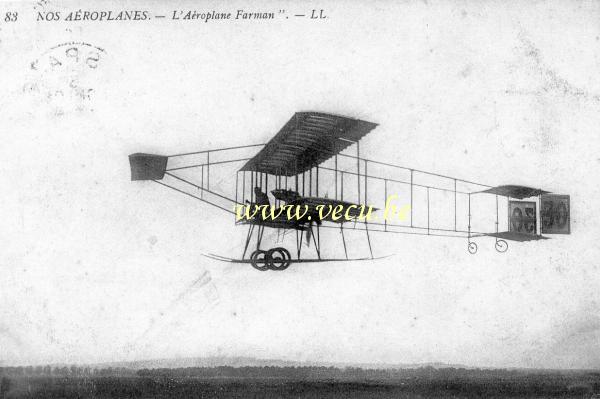 ancienne carte postale de Avions L'Aéroplane Farman