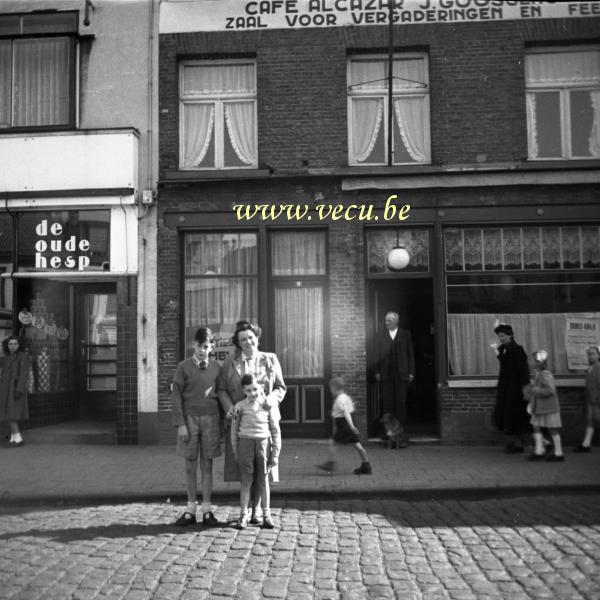 photo ancienne  de Cafés en Belgique  Cafe Alcazar - J.Goossens - Salle de réunions et de fêtes