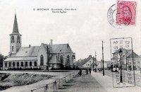carte postale ancienne de Berchem Vieille Eglise
