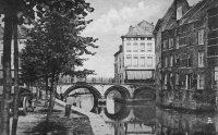 carte postale ancienne de Malines Vieux Pont sur la Dyle, XIIIè s