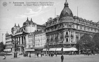 carte postale de Anvers Le grand Hôtel et l'Opéra Flamand