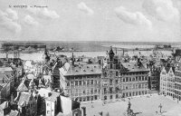 carte postale de Anvers Panorama