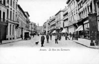 carte postale de Anvers La rue des Tanneurs