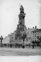postkaart van Antwerpen Monument de l'affranchissement de l'EScaut
