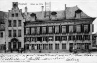 carte postale ancienne de Malines Hôtel de ville