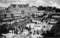 carte postale de Bruxelles Panorama du Square du Monts des Arts