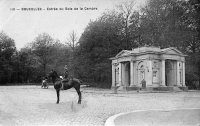 postkaart van Brussel Entrée du Bois de la Cambre