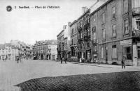 carte postale ancienne de Ixelles Place du Châtelain