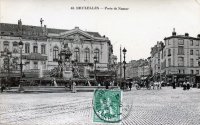 postkaart van Brussel Porte de Namur