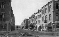carte postale ancienne de Auderghem Avenue de l'Eglise St Julien vue du Square