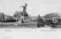 carte postale de Bruxelles Avenue Louise (Rond-Point)