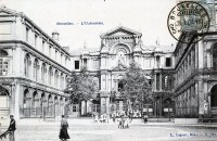 postkaart van Brussel L'Université (Palais Granvelle, rue des Sols/rue de l'Impératrice) Galerie Ravenstein